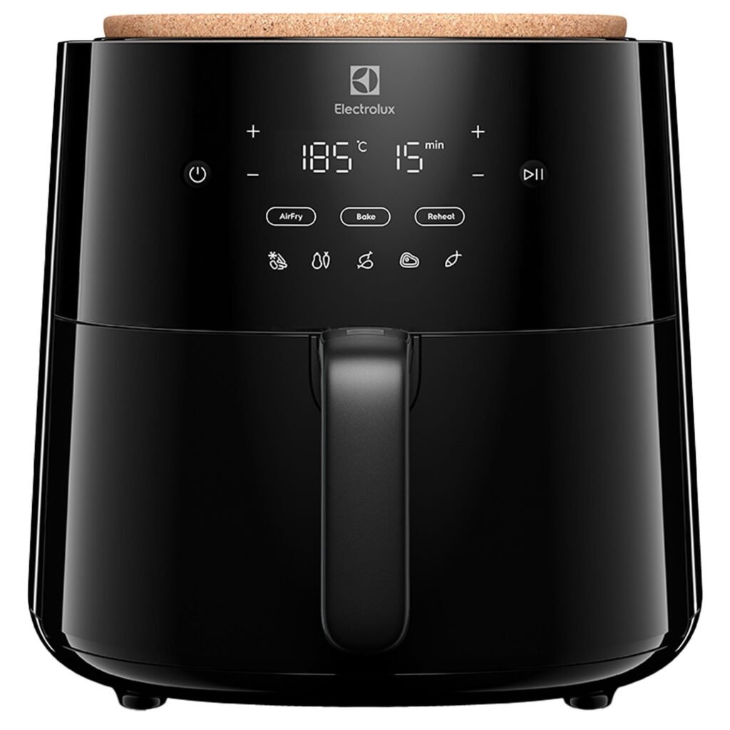 700s EAF7B airfryer 7 liter, black glossy