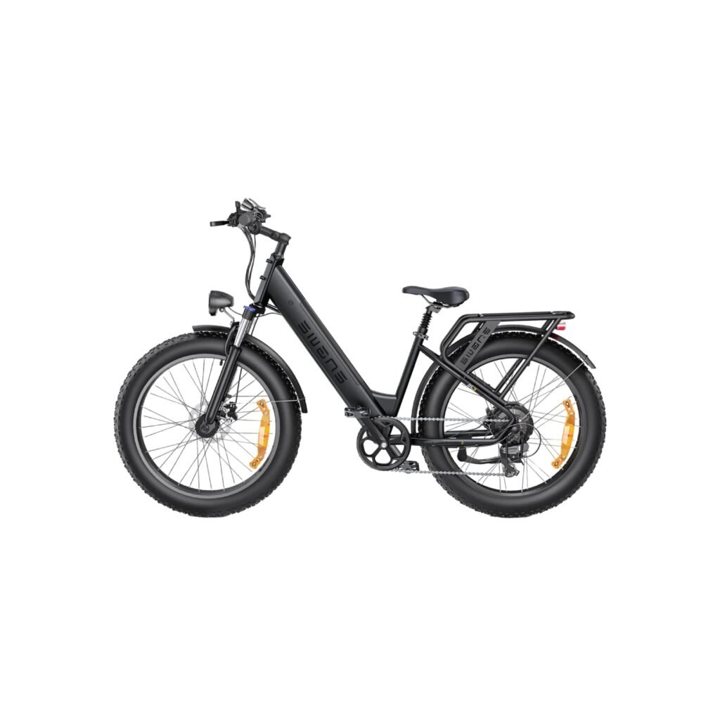 E26 Elcykel (25 km/t) - Sort / Lav indstigning