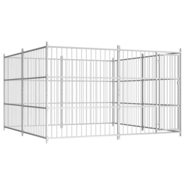 Udendørs hundebur 300 x 300 x 185 cm