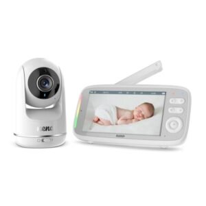 Babyalarm med kamera neno Vista drejelig videobabyalarm med trådløs modtager