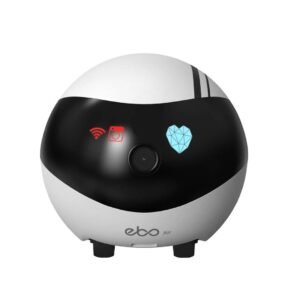 Babyalarm robot enabot Ebo Air AI, hvid/sort