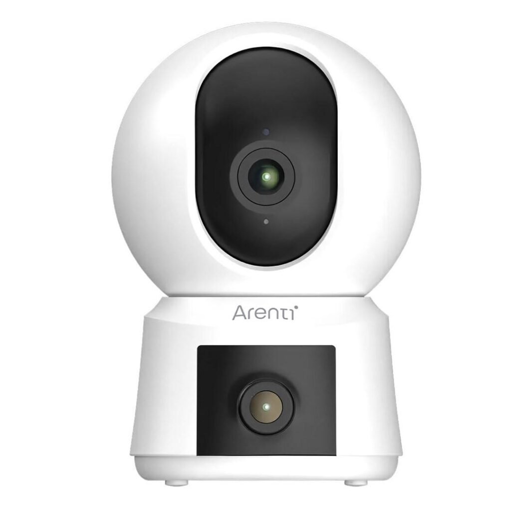 Babyalarm kamera indendørs Arenti Dual Lens WiFi 3MP