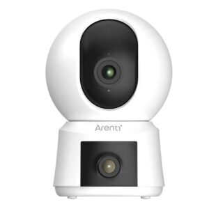 Babyalarm kamera indendørs Arenti Dual Lens WiFi 3MP