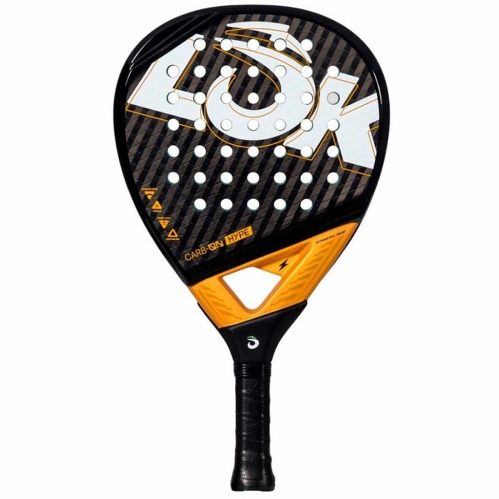 Padel bat Lok Sports Carb-On Hype - sort/orange
