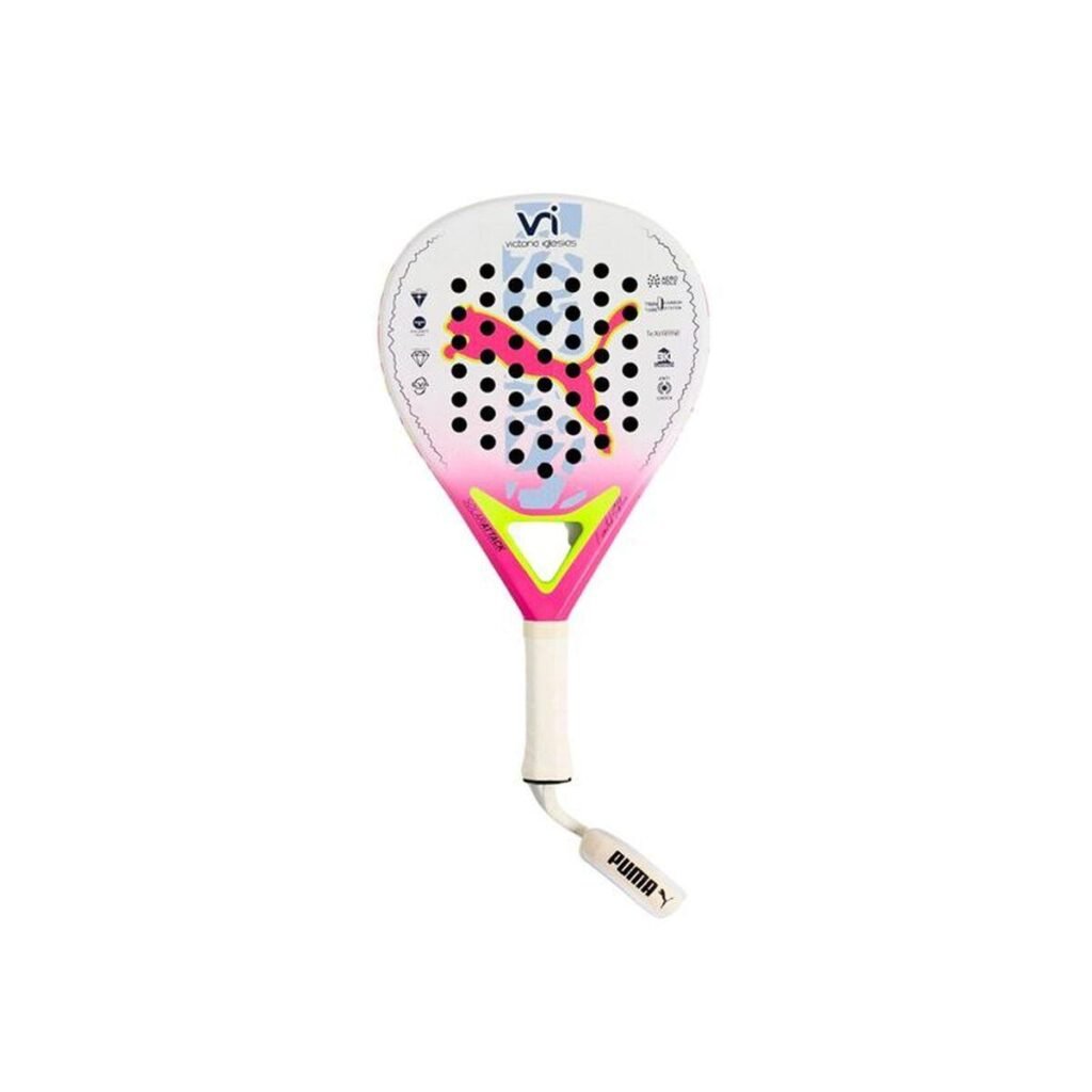 Puma Solarattack Victoria - padel bat, hvid/lyserød (unisex)